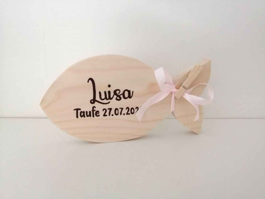 Geldgeschenk Fisch Taufe